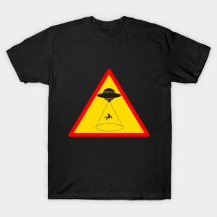 Aliens universe NLO UFO  sign T-Shirt